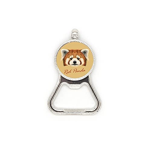 Ouvre-bouteille en acier inoxydable incassable panda rouge - 2