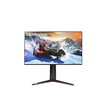 LG Monitor de jogos Nano IPS 27GP950-B 68.6 cm Ultragear UHD (3840 x 2160) com tempo de resposta de 1ms e taxa de atualização de 144Hz, NVIDIA G-SYNC compatível com AMD FreeSync Pro, DCI-P3 98% VESA