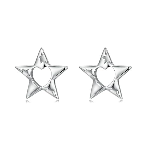 Boucles d'oreilles petite étoile argent 925 idée cadeau ado