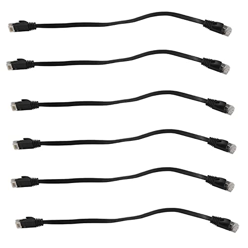 Câble plat de réseau internet RJ45 lot de 36 pièces de 1ft pour switch et routeur