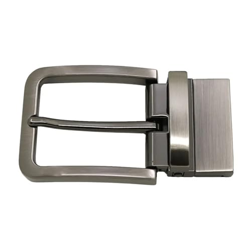 Hebilla de cinturón clip reversible pack de 8 piezas multicolor hombres cuero DIY 3,4 cm 4