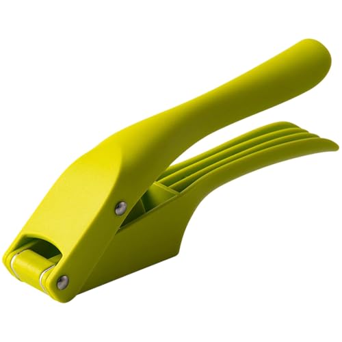 Herramienta para picar ajo, rebanadora de ajo,Picadora de ajos de acero inoxidable 2 en 1 - Picadora de prensa de ajo portátil, utensilio de cocina triturador de ajo para cortar micrófonos