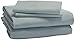 Amazon Basics 10-Piece Bed-in-a-Bag - Soft, Easy-Wash Microfiber - King, Sea Foam Medallion