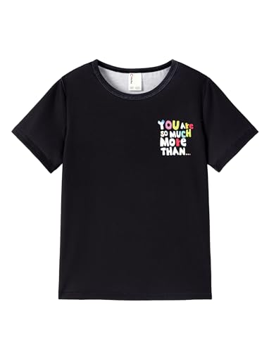 Image of PATPAT Girls Crewneck Short Sleeve Graphic Tees Animal Print Shirts Cute Summer Outfits 5-12 Years