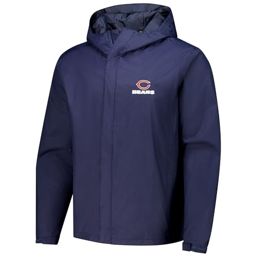 Image of Dunbrooke Men's NFL Tropic Waterproof Packable Full-Zip Hoodie Jacket
