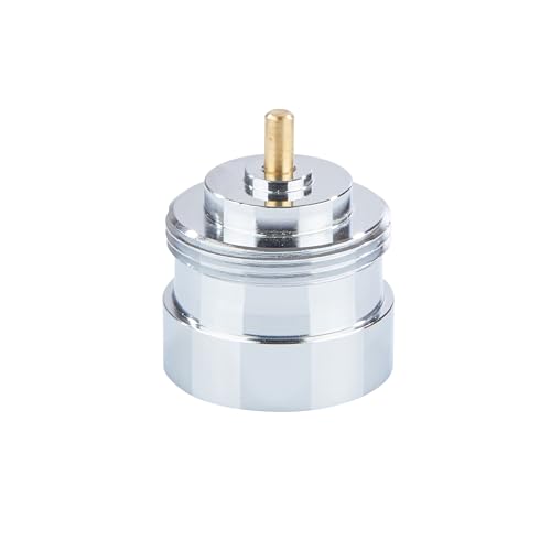 Eurotronic Orkli, adaptador metálico para termostatos de radiador, termostato de radiador, larga duración, adaptador de válvula de radiador, material: latón.