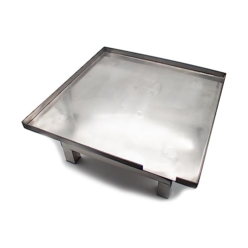 Mesa Vibradora para Hormigón de Acero Inoxidable, Plataforma Vibratoria Mini de 50x50 cm, Banco de Pruebas para Bloques, Ideal para Construcción miniatura 3