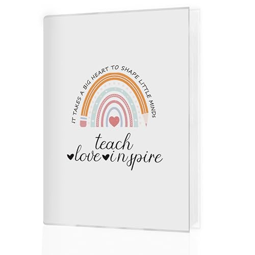KJULYW Teacher Gifts Photo Album 4x6, Teacher Appreciation Thank You Gifts for Women, Teach Love Inspire Small Memory Photo Album Book for 18 Pockets Hold 36 Pictures by KJULYW - Used condition - US$6.17