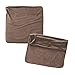 Cojines Sofa 55x55 Color Chocolate Pack de 2 Fundas de cojin Decorativos para Sofa , Cama , Salon / Funda de Terciopelo Elegantes y Modernas para la decoración del hogar sin Relleno