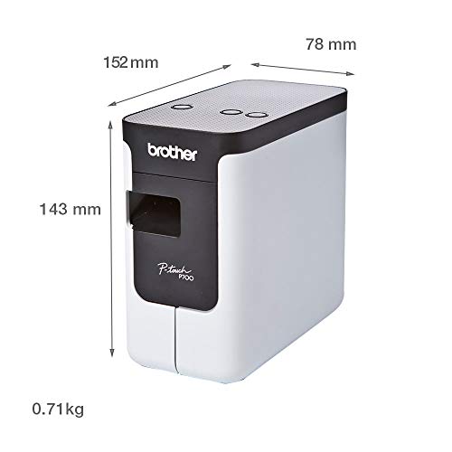 BROTHER PROF PC LBL MACH BLK/SILV PTP700