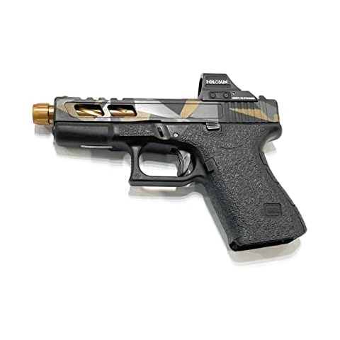 Handleitgrips Gun Grip Tape Compatible with Glock 19 Gen 5 - Black Textured Rubber Pistol Grip Tape, Easy Installation, Gun Parts & Accessories, Veteran Owned, Made in The USA Cover