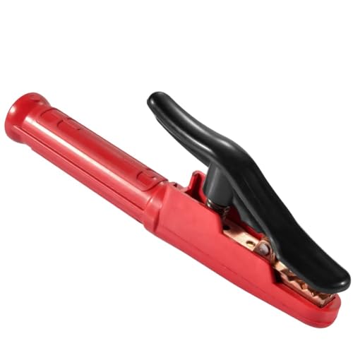 NEIQIUWING Alicates de soldadura eléctrica 500-600 A de cobre puro, estructura de mango antideslizante, tensión multiángulo, resistente al calor en la cabeza, para máquina de soldar 500 A, 1 unidad
