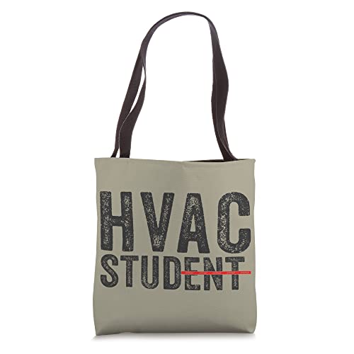 HVAC Student Stud Funny HVAC Tech Student Quote Saying Meme Tote Bag
