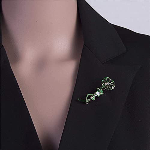 PULABOLotus Broche Leaf Frog pins Women Breast pin Corsage Girls Jewelry Gift Durable and Deft