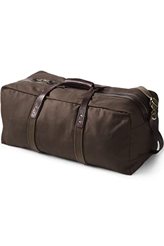 Lands' End Men s Waxed Canvas Duffle Bag Brown One Size