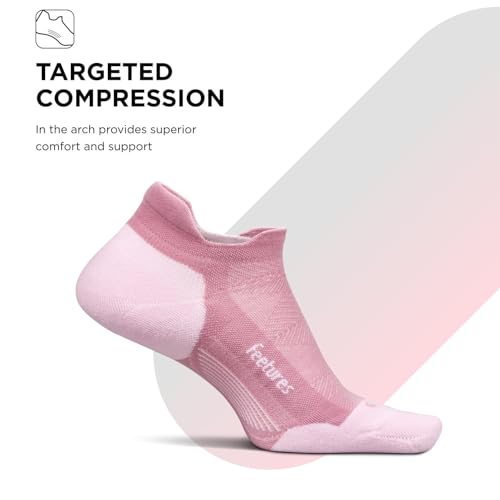 Image of Feetures Elite Max Cushion No Show Tab - Running Socks for Men & Women, Athletic Compression Socks, Moisture Wicking