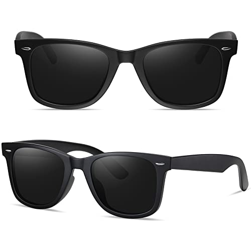 Image of MEETSUN Polarized Sunglasses for Women Men Classic Retro Square Frame Driving Sun Glasses UV Protection