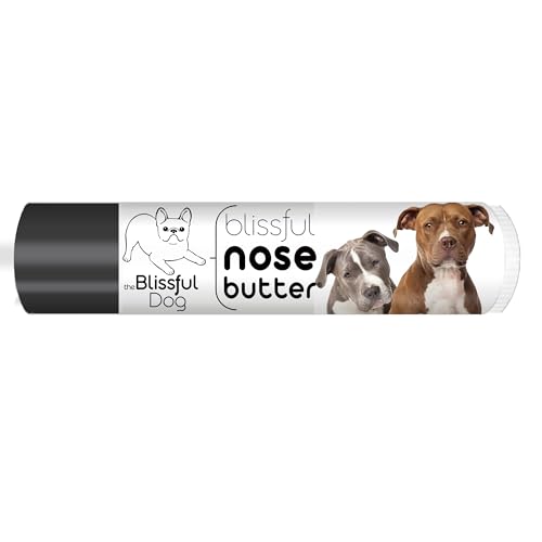 Image of The Blissful Dog American Staffordshire Terrier Nose Butter, Versatile Dog Nose Balm for Dry Nose, Handcrafted Nose Moisturizer, Easy-to-Apply Dog Essentials, Unscented, 0.15 oz.