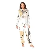 Yuiboo Warm Pup ParadeAdults Unisex One Piecing Pajama Funny Costume Party Wear
