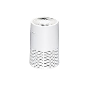Amazon Basics Air Purifier for Home and Office, With 3-Stage Filtration, HEPA Filter With Activated Carbon, 3 Speeds, Timer, Sleep Mode (32db), Energy Star Certificate, Covers Up to 1067 Sq ft, White