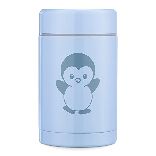Navaris Termo para Comida para bebé - Envase hermético de 500 ml para Papilla Agua Fruta puré - Papillero para Alimentos líquidos sólidos Comidas