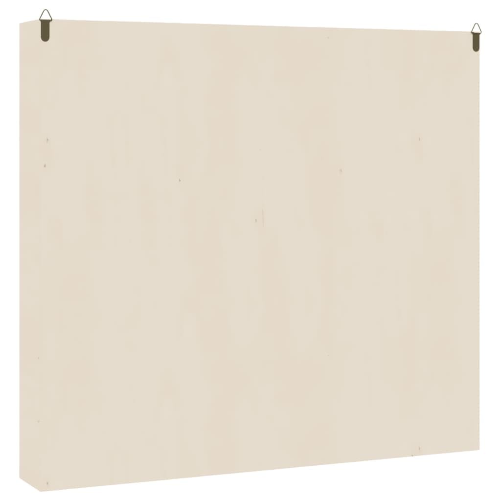 Wandregal aus Holz mit 6 Regalböden 60x8,5x55 cm Schwebendes Regal für Bücher Deko und Aufbewahrung im Wohnzimmer Schlafzimmer und Badezimmer