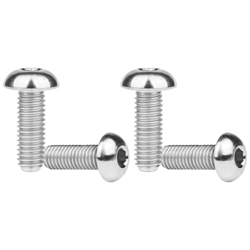 Image of Titanium Bolt M3 8 10 12 15mm Allen Key Head Screws for Bicycle Pack of 4 (Normal Titanium, M3x15mm)