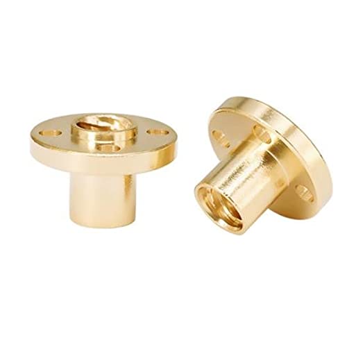 Lysee 3D Printer Parts & Accessories - Lead Screw 100mm 150mm 200mm 250mm 300mm 400mm 500mm 3D Printers Parts 8mm Trapezoidal Screws Copper Nuts Leadscrew Part - (Size: 300mm)