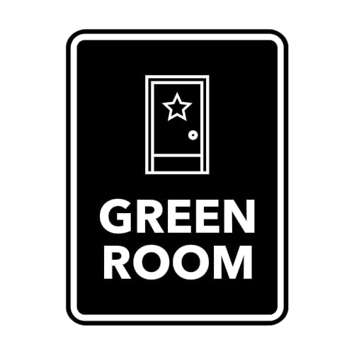 Panneau rond vert Signs ByLITA pour porte direction d'artistes