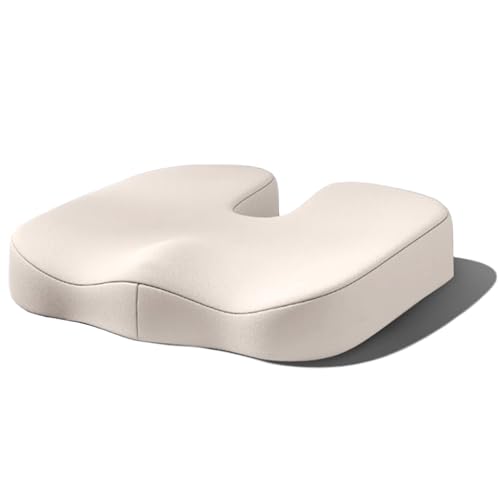 Orthopädisches Sitzkissen, Sitzkissen für Bürostuhl und Auto, Sitzkissen Stuhl, Sitzauflage Bürostuhl, Steißbeinkissen, Sitzpolster,Beige Orthopädisches Sitzkissen, Sitzkissen für Bürostuhl und Auto, Sitzkissen Stuhl, Sitzauflage Bürostuhl, Steißbeinkissen, Sitzpolster,Beige