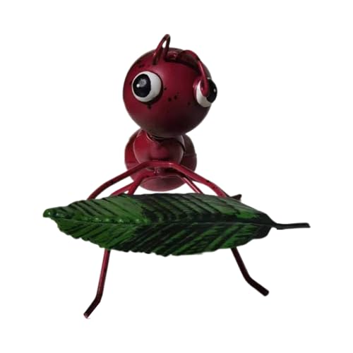 zjhukfmc Metallameisen Gartendeko | Sammelfiguren Ameise Mit...