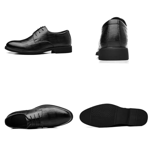 Men's Hollow Leather Lace Up Dress Oxford Shoes Summer Breathable Vintage Formal Business Wedding Derby Casual Shoes2