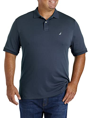 Image of Nautica Men's Classic Fit Short Sleeve Dual Tipped Collar Polo Shirt