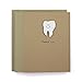 Handmade Tooth Thank You Cards with Matching Envelope - 10 Pack Kraft Brown Blank Dentist Greeting Cards - Perfect Graduation Gifts for Dentist - Nursing - Medical Assistant Gifts