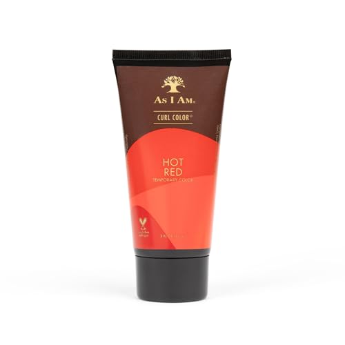 As I Am Curl Color Hot Red 3 oz Gel Temporal Vegan