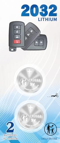Amazon.com: Key Fob Battery Replacement for Toyota RAV4 Camry Corolla ...