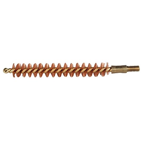 Pro-Shot Rifle Bore Brush – 8mm Bronze Bristle, Brass Core Benchrest Brush, Oversized Fill, #8-32 Threads, Made in USA