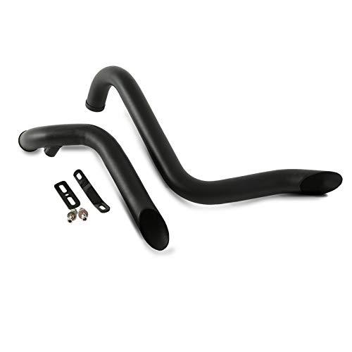 Tubo de Escape compatible con Harley Davidson Sportster 883 Iron 09-20 Drag Pipe negro