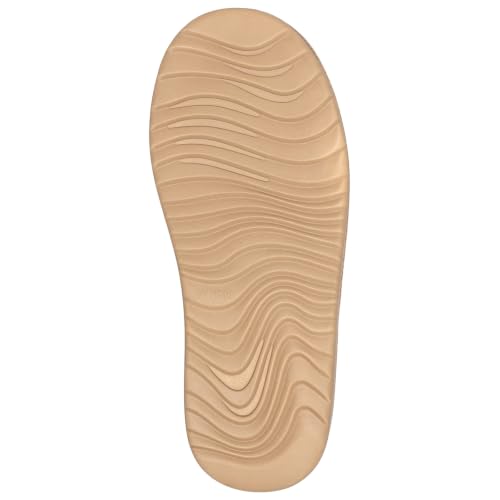Image of Women's Genuine Shearling Slippers Suede Warm Indoor Outdoor Shoes Rubber Sole