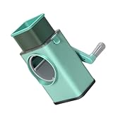FIXOSHEE Rotary Kartoffelreibe mit Handkurbel Multifunktionaler Gemüseschneider mit Austauschbaren...