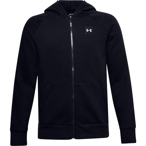 Image of Under Armour Kids Rival Fleece Full Zip Hoodie (Big Kid)