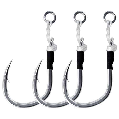 Hameçons de pêche robustes pour vos sorties en mer au thon et maquereau