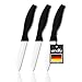 vendify® Keramikmesser 3er-Set Hochwertig sehr scharf - 16,5 cm lang - Küchenmesser mit Keramikklinge - Obstmesser, Schälmesser, Kochmesser aus Keramik