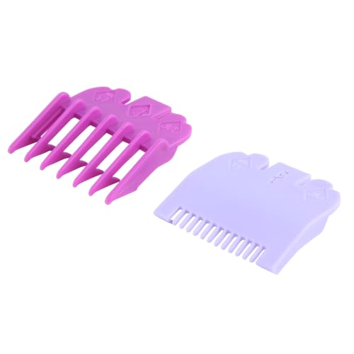 jiyaohui 2 Unids/Set GuíA de Cortadora de Cabello Peine Recortador de Barba Peine Recortador de Cabeza MáQuina de Afeitar Peine Reemplazo Clipper Cuchilla Cortadora
