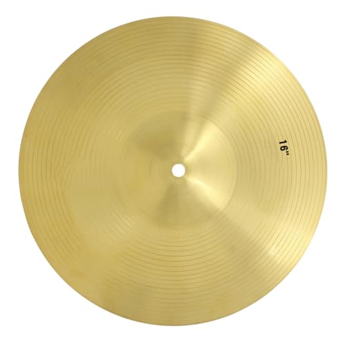 Toddmomy Jazz Drum Cymbal Set Lightweight Practice Cymbals for Options for Beginners and Drummers Durable Metal Construction