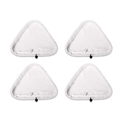 MALAYAS Set of 4 Washable Triangular Microfiber Cleaning Pad Cover for Vax S1S2 and X5 Steam Mops Cover
