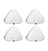 GREE032804 Zestaw 4 zmywalnych trójkątnych podkładek z mikrofibry do mopa parowego Vax S1S2 i X5
