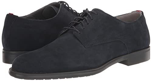 Image of HUGO Men's Smooth Suede Lace Up Derby Dress Shoe