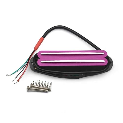 Micro Humbucker Double Rail Violet 9K Idéal pour Riffs Rock sur Guitare Électrique