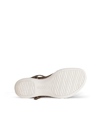 ECCO Womens Flash T-Strap Gladiator Sandal,4